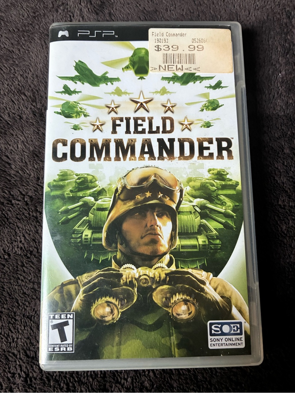 PSP Field Commander - Sony Online Entertainment (No Manual and not tested)